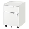 TROTTEN Drawer unit w 2 drawers on casters, white - Robeet