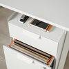 TROTTEN Drawer unit w 2 drawers on casters, white - Robeet